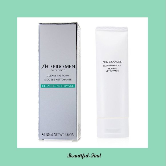 Shiseido Men Facial Cleansing Foam Face Wash for Men 4.6 Oz. NIB - Picture 1 of 2